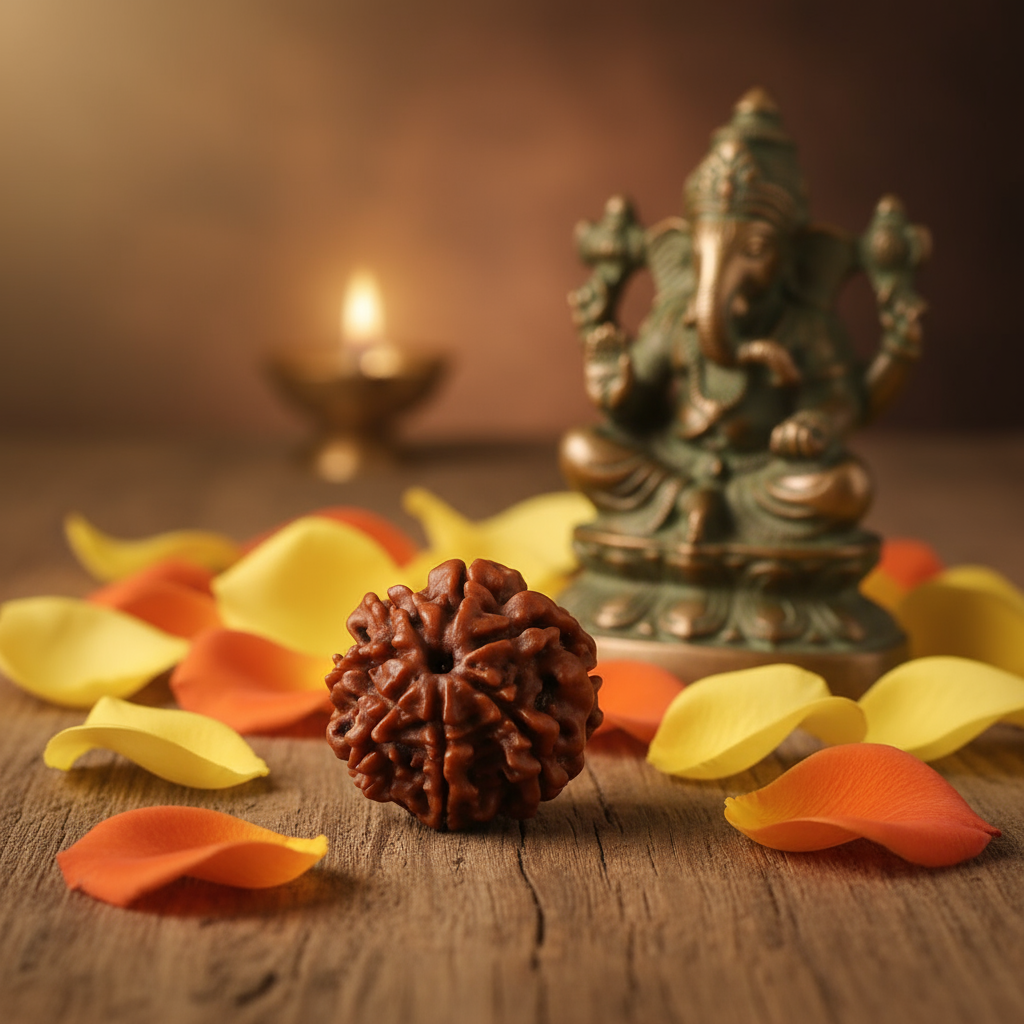 7 Mukhi Natural Nepali Rudraksha - Image 1
