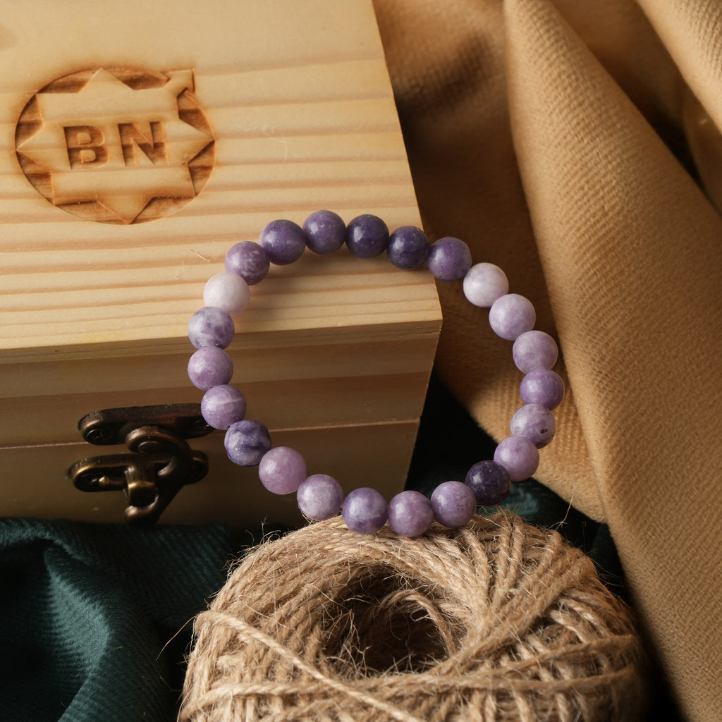 Lepidolite Crystal Bracelet