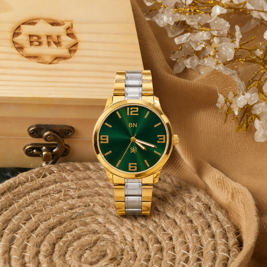 Green Luck Watch - Half Numeric