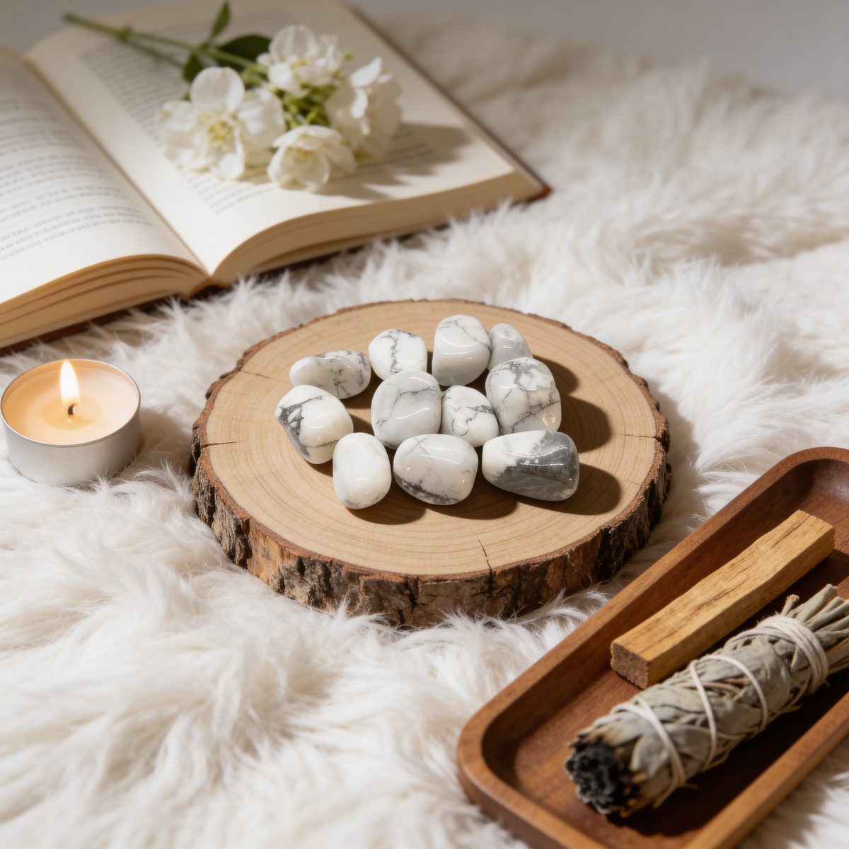 Howlite Tumble