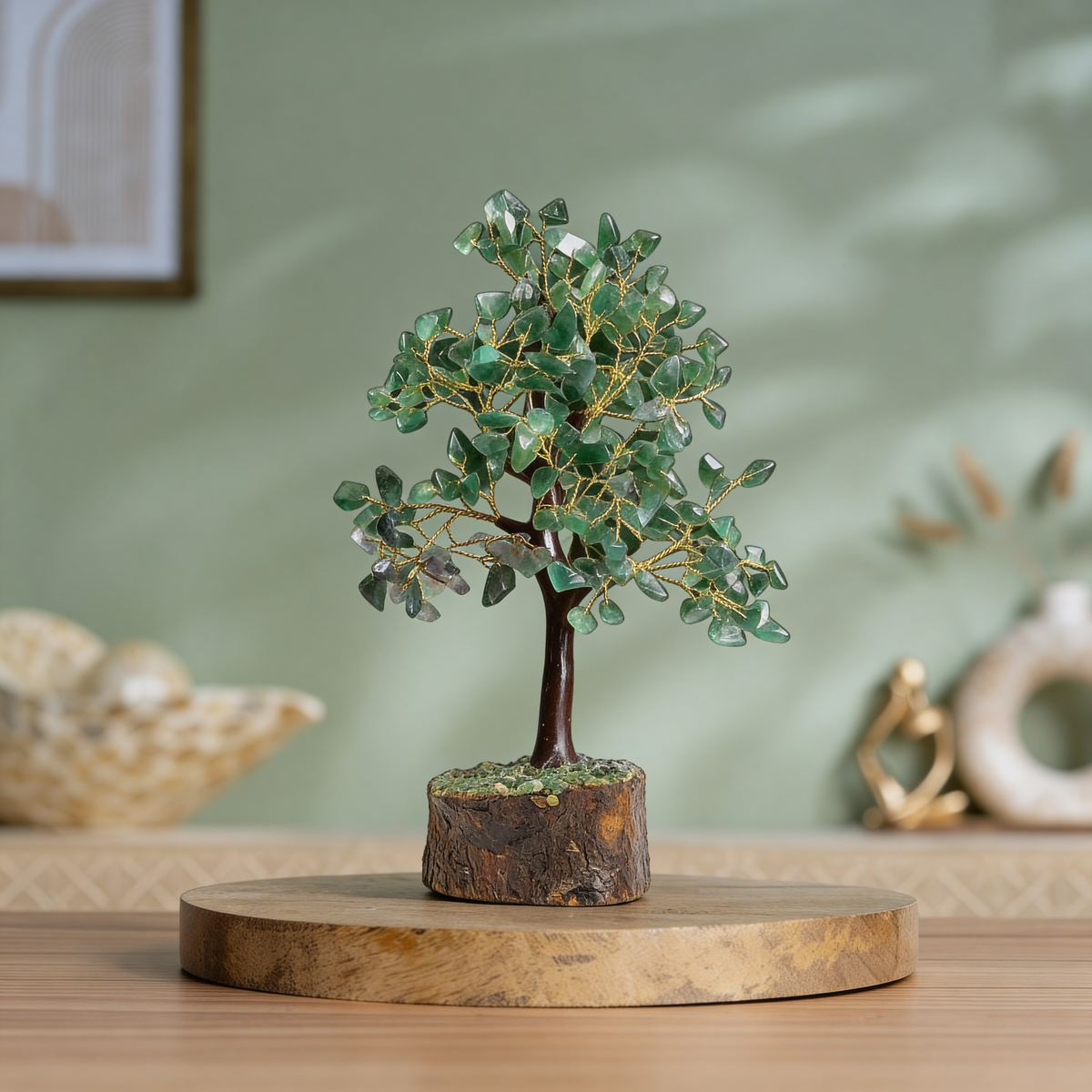 Green Aventurine Tree