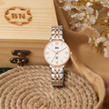 The White Dial - Dual Tone Strap Watch (Female)