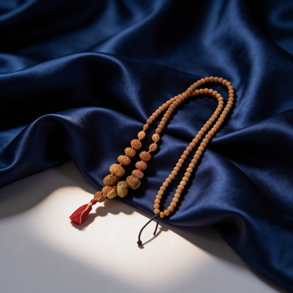 Siddha Mala in Red Dhaga_ Lab Certified