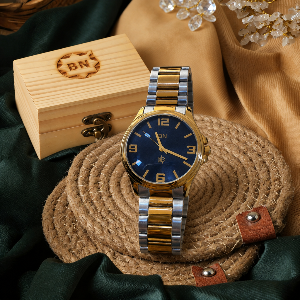 Blue Luck Watch - Half Numeric