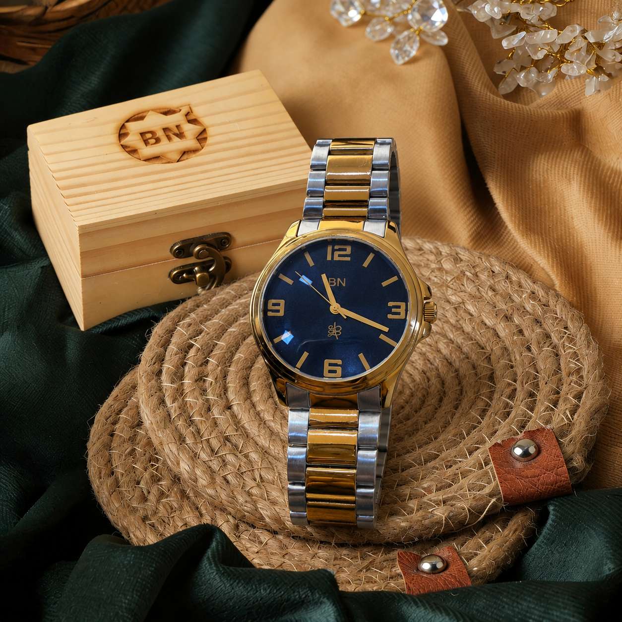 Blue Luck Watch - Half Numeric