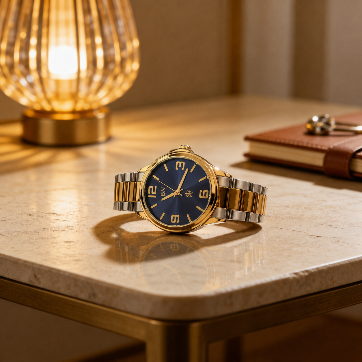 Blue Luck Watch - Half Numeric