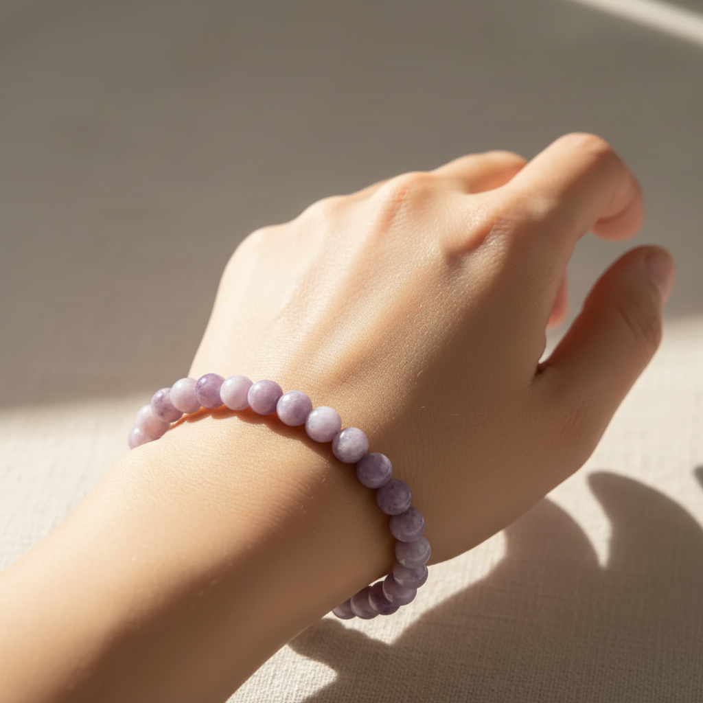 Lepidolite Crystal Bracelet