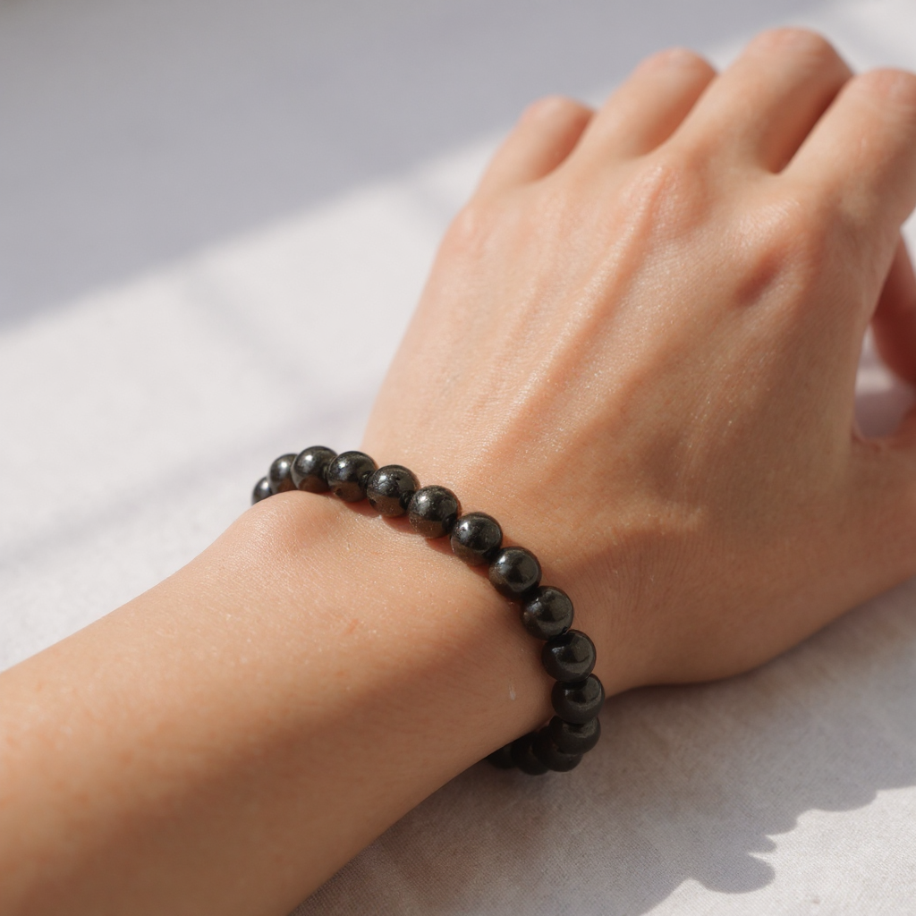 Black Tourmaline Crystal Bracelet