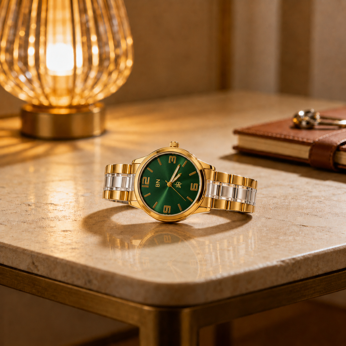 Green Luck Watch - Half Numeric