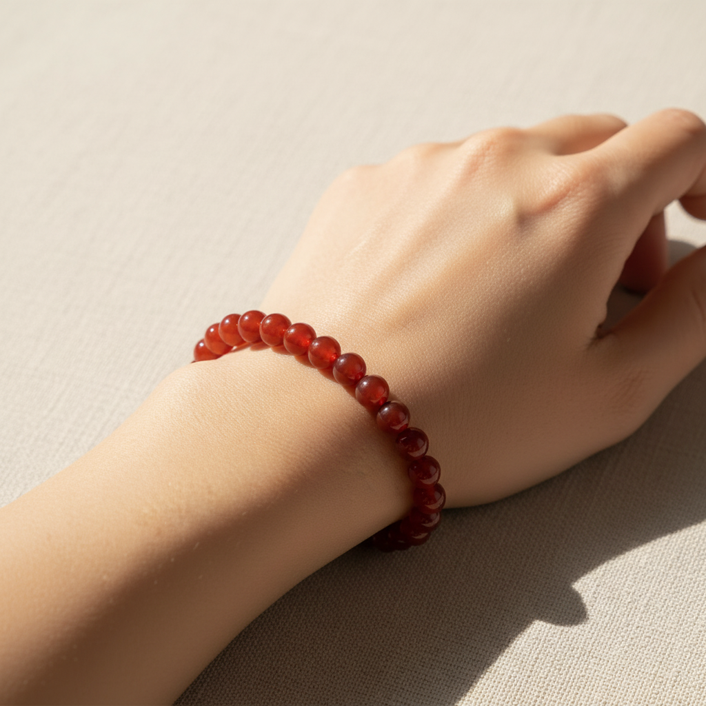 Carnellian Crystal Bracelet