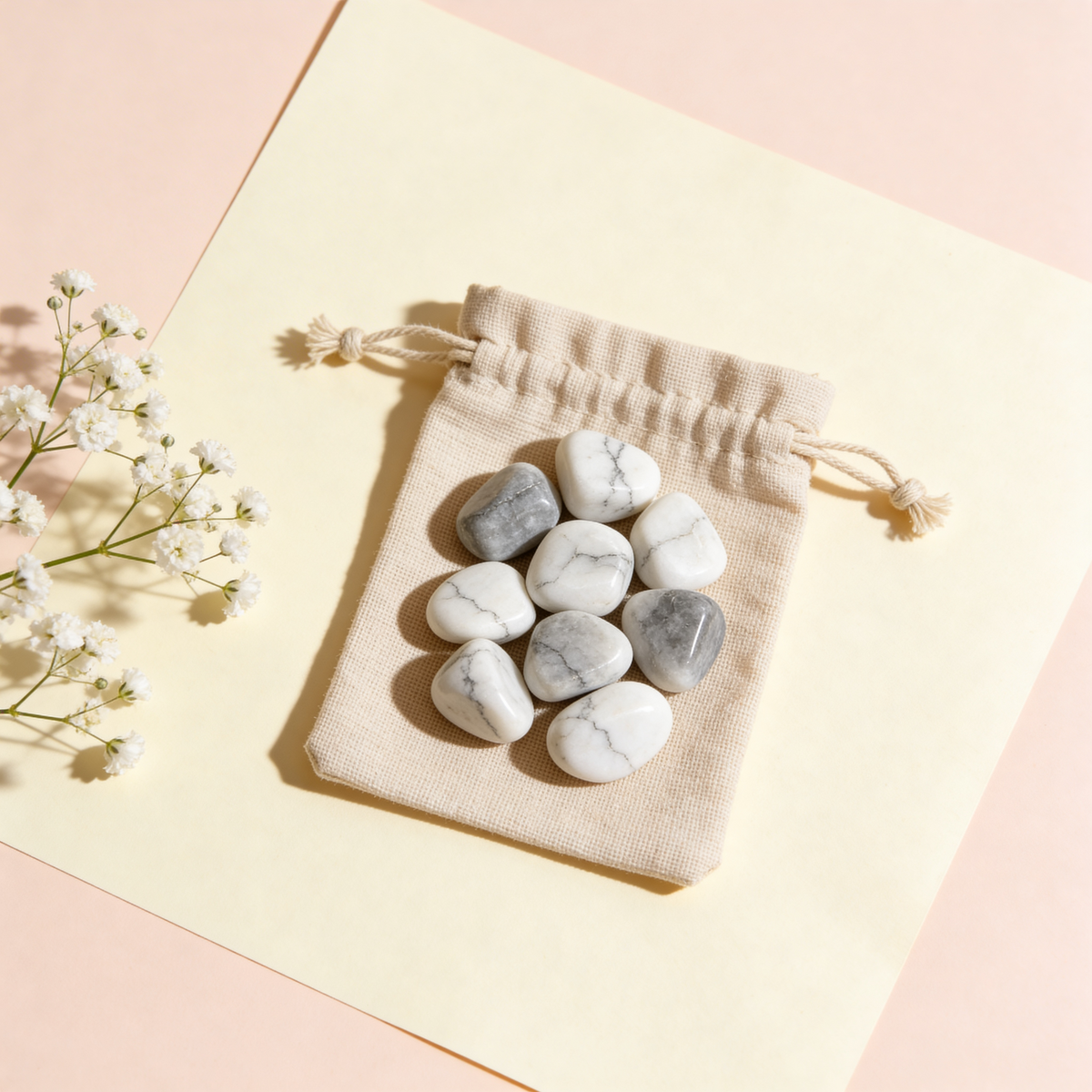Howlite Tumble