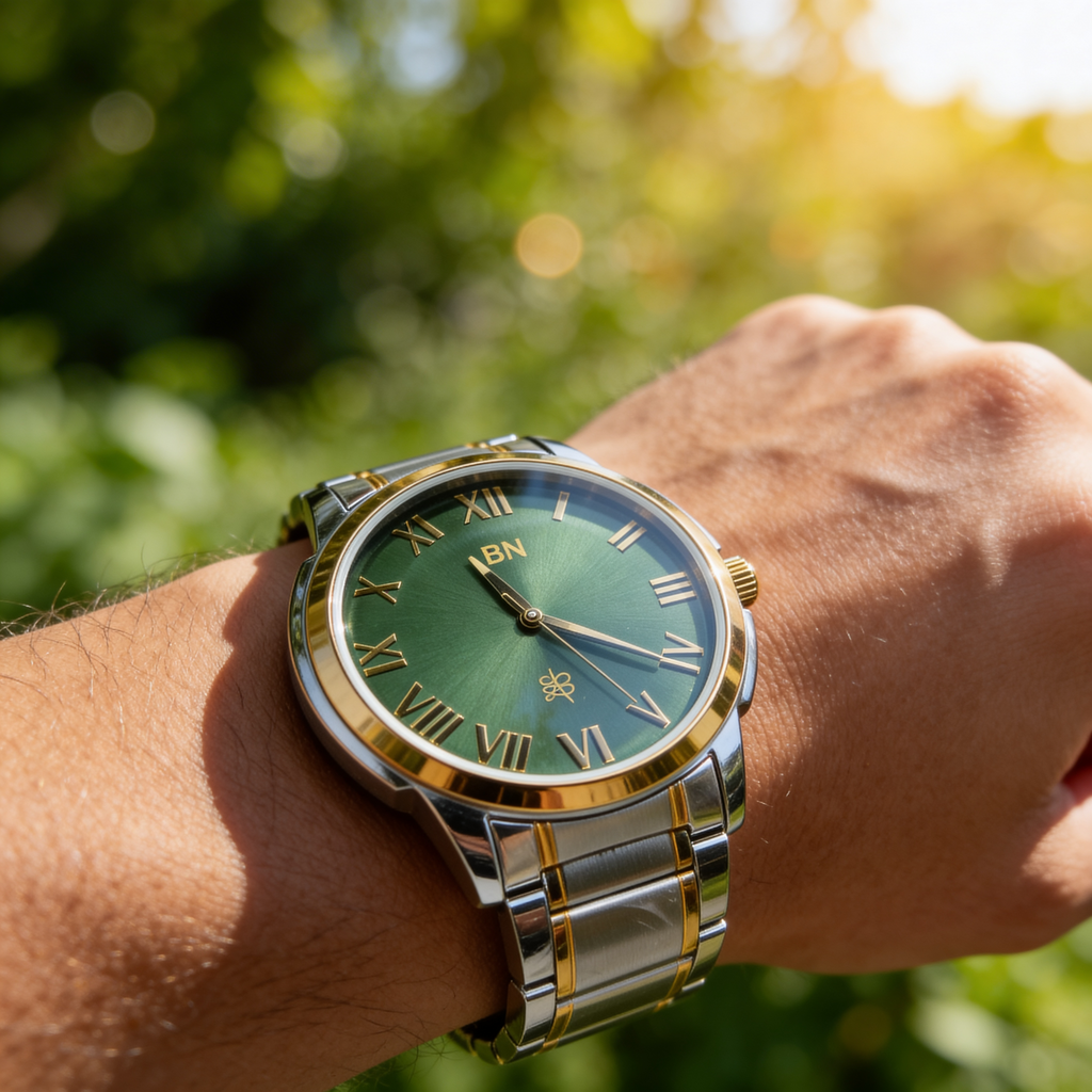Green Luck Watch - Full Roman