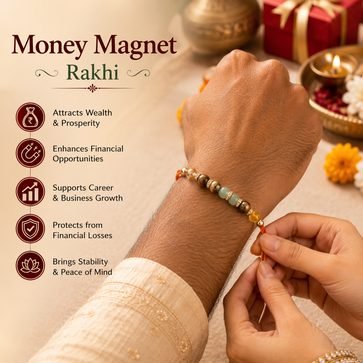 Money Magnet Bhai - Rakhi