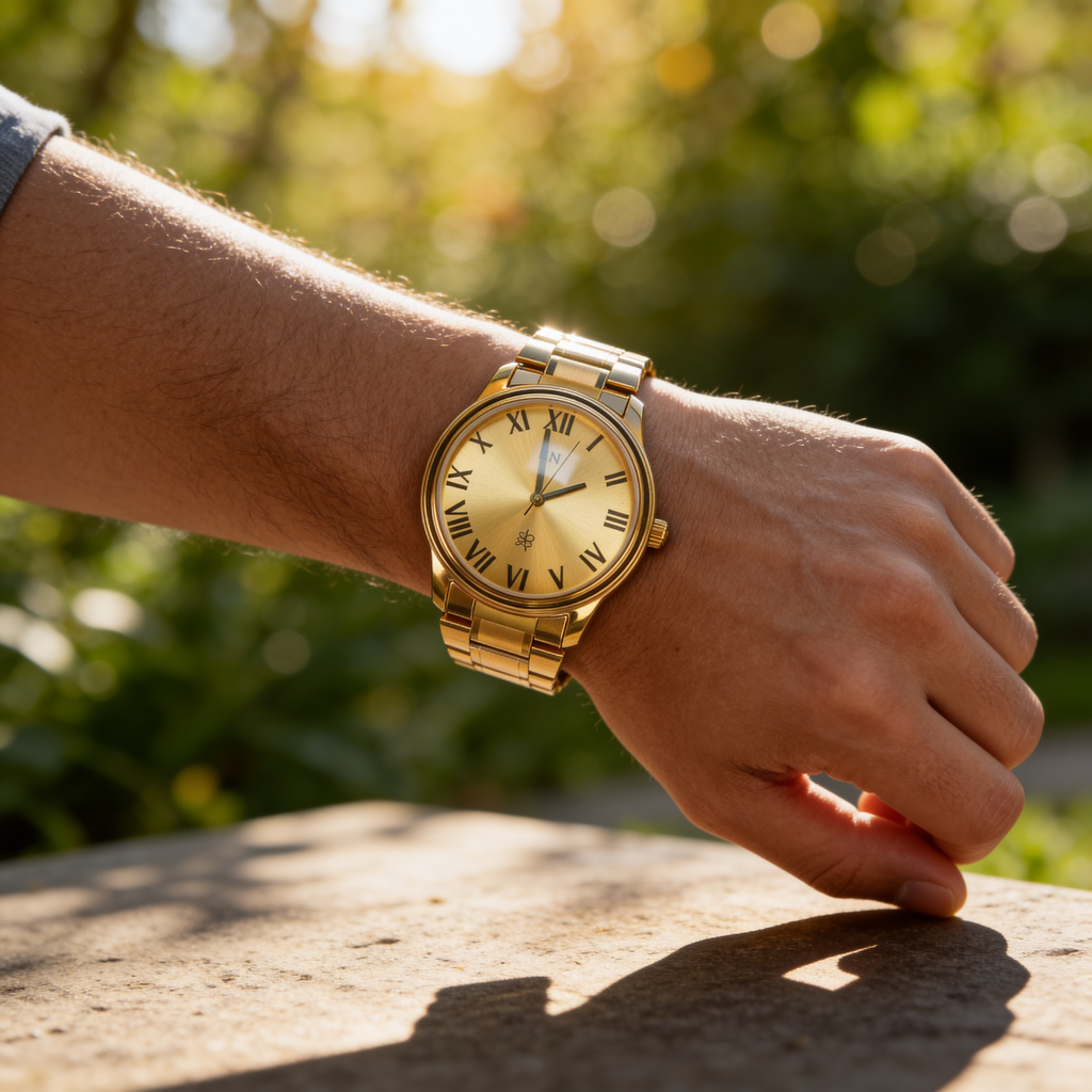 Golden Luck Watch - Full Roman