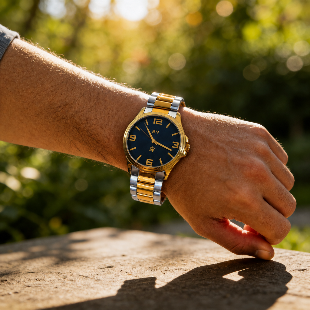 Blue Luck Watch - Half Numeric