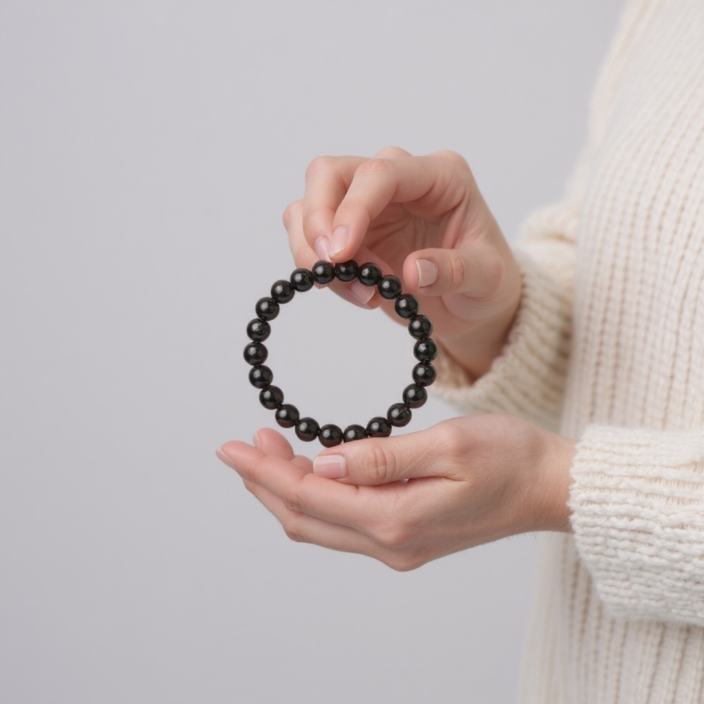 Black Tourmaline Crystal Bracelet
