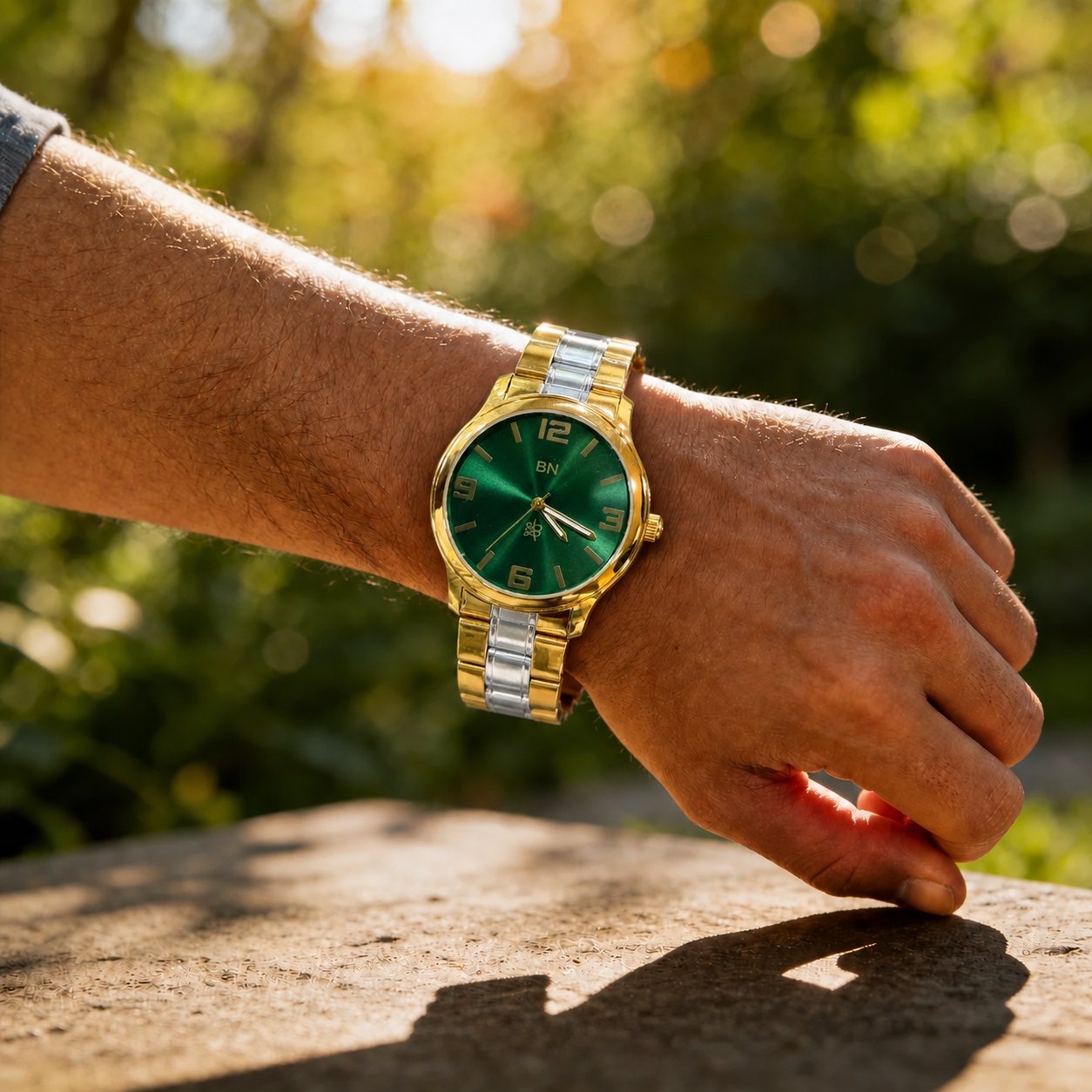 Green Luck Watch - Half Numeric
