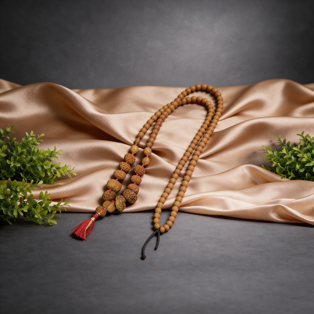 Siddha Mala in Red Dhaga_ Lab Certified
