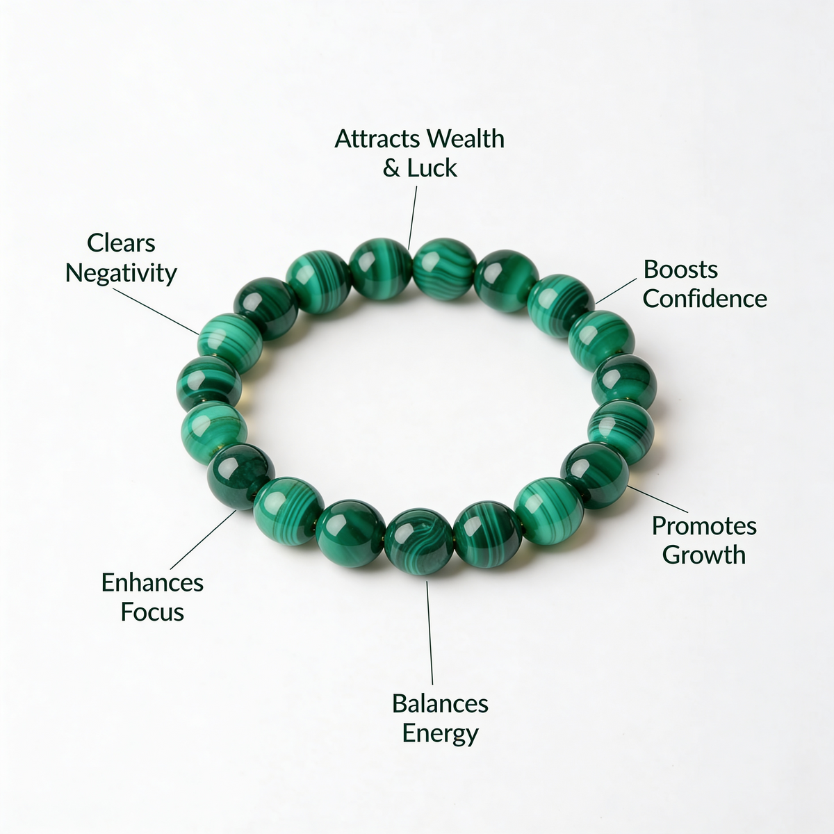 Malachite Gol Dana Bracelet