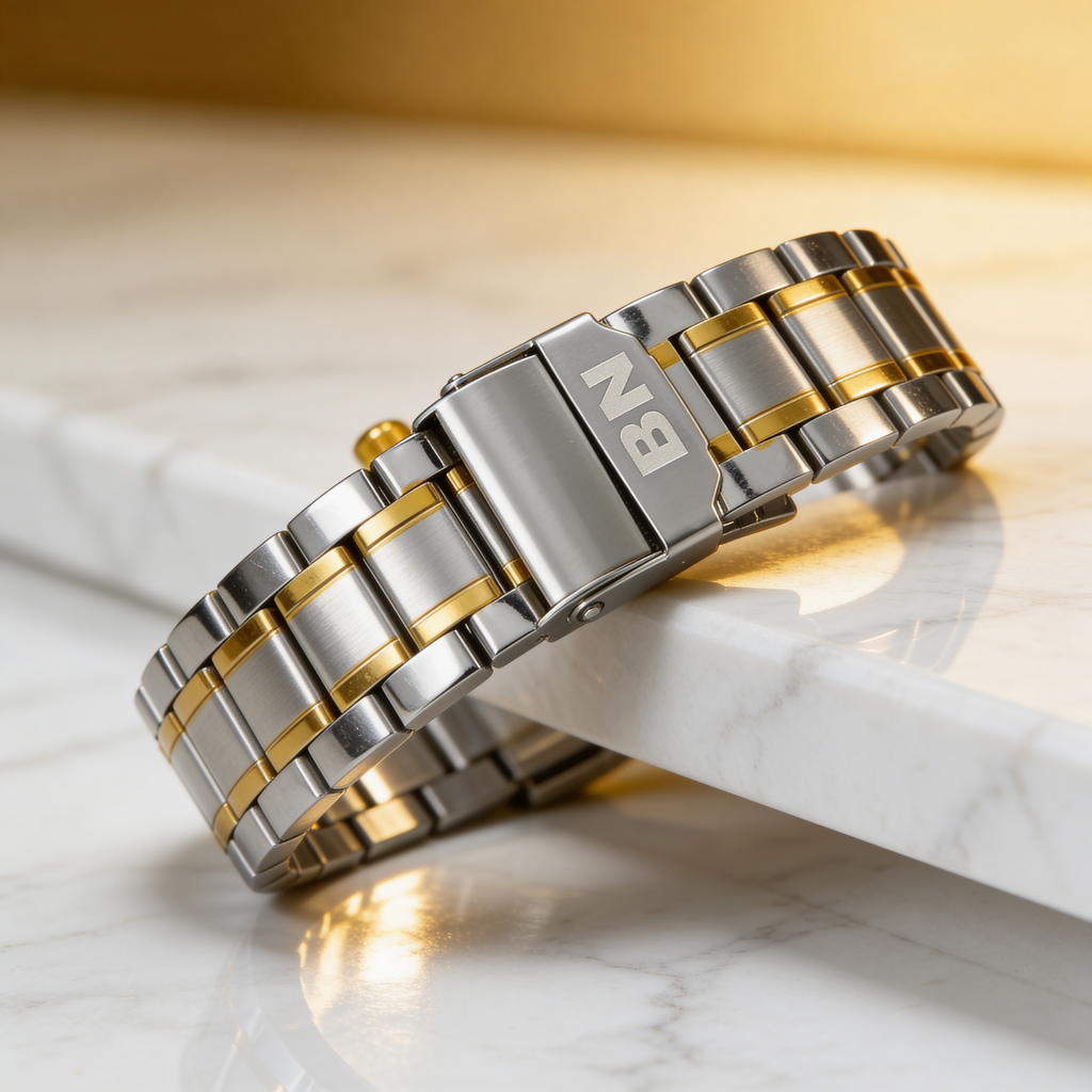 White Luck Watch - Half Numeric