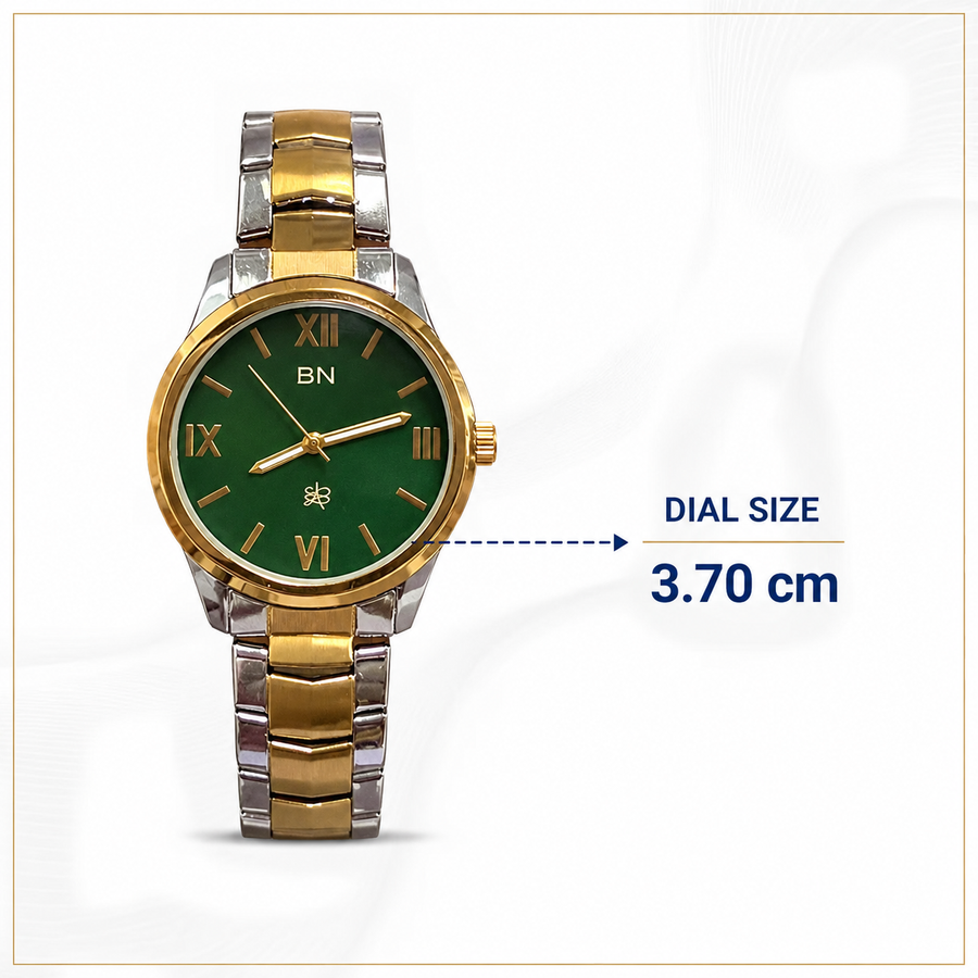 Green Luck Watch - Half Roman