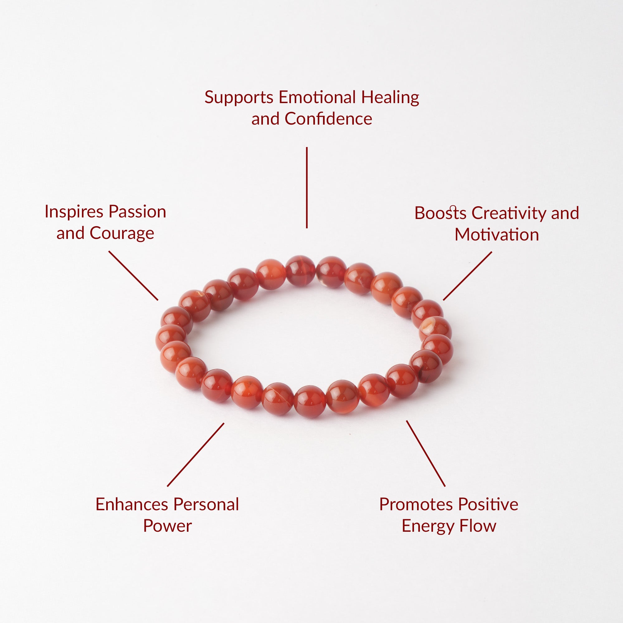 Carnellian Crystal Bracelet