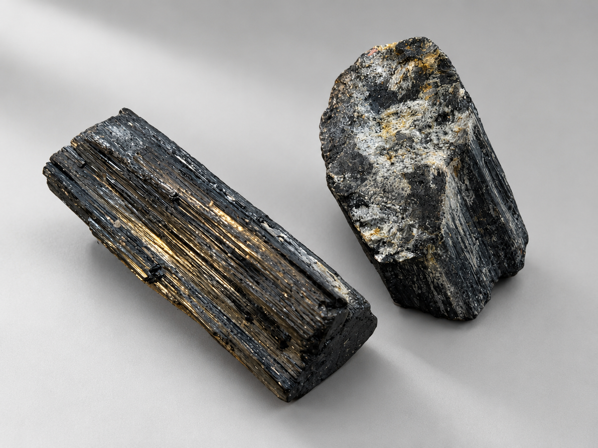 Black Tourmaline ( Natural  raw Stone)