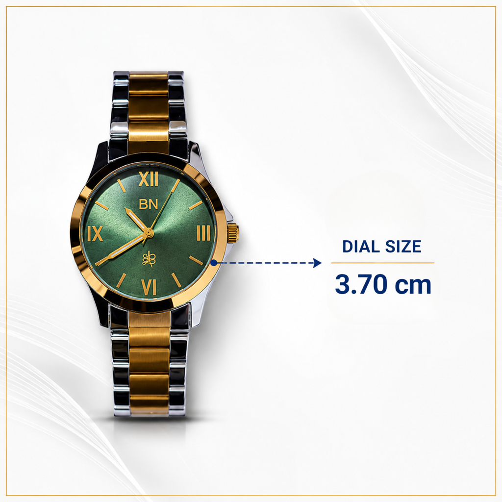 Green Luck Watch - Half Roman