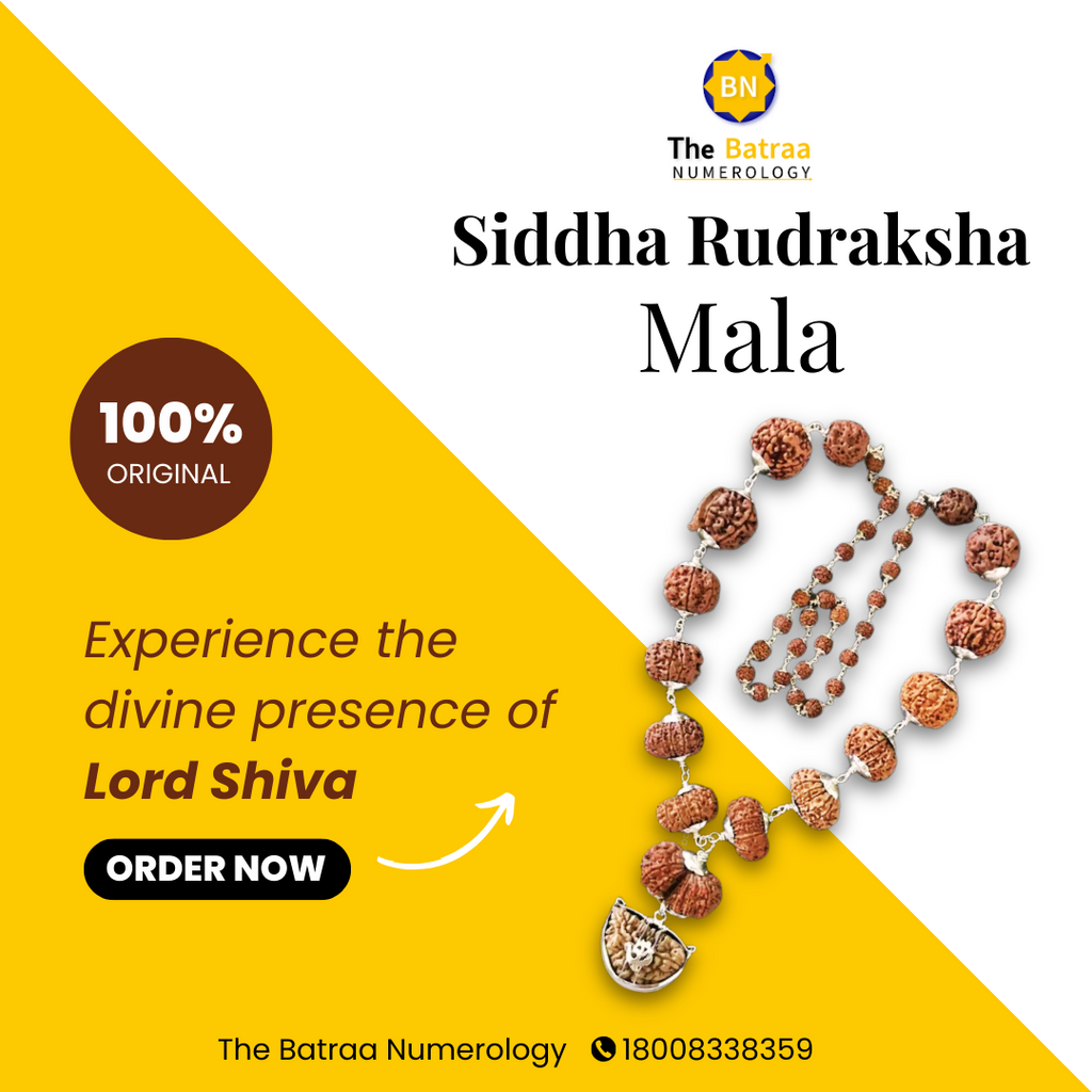 Silver Indonesian Siddha Mala 1 to 14 Mukhi with Ganesh & Gauri Shankar Rudraksha | Pure Silver Caps & Silver S-Kunda Mala_ Lab Certified