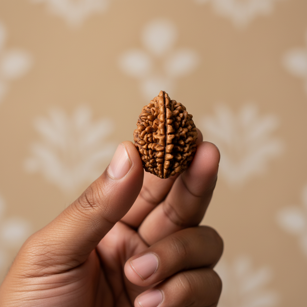 2 Mukhi Natural Rudraksha_ Lab Certified