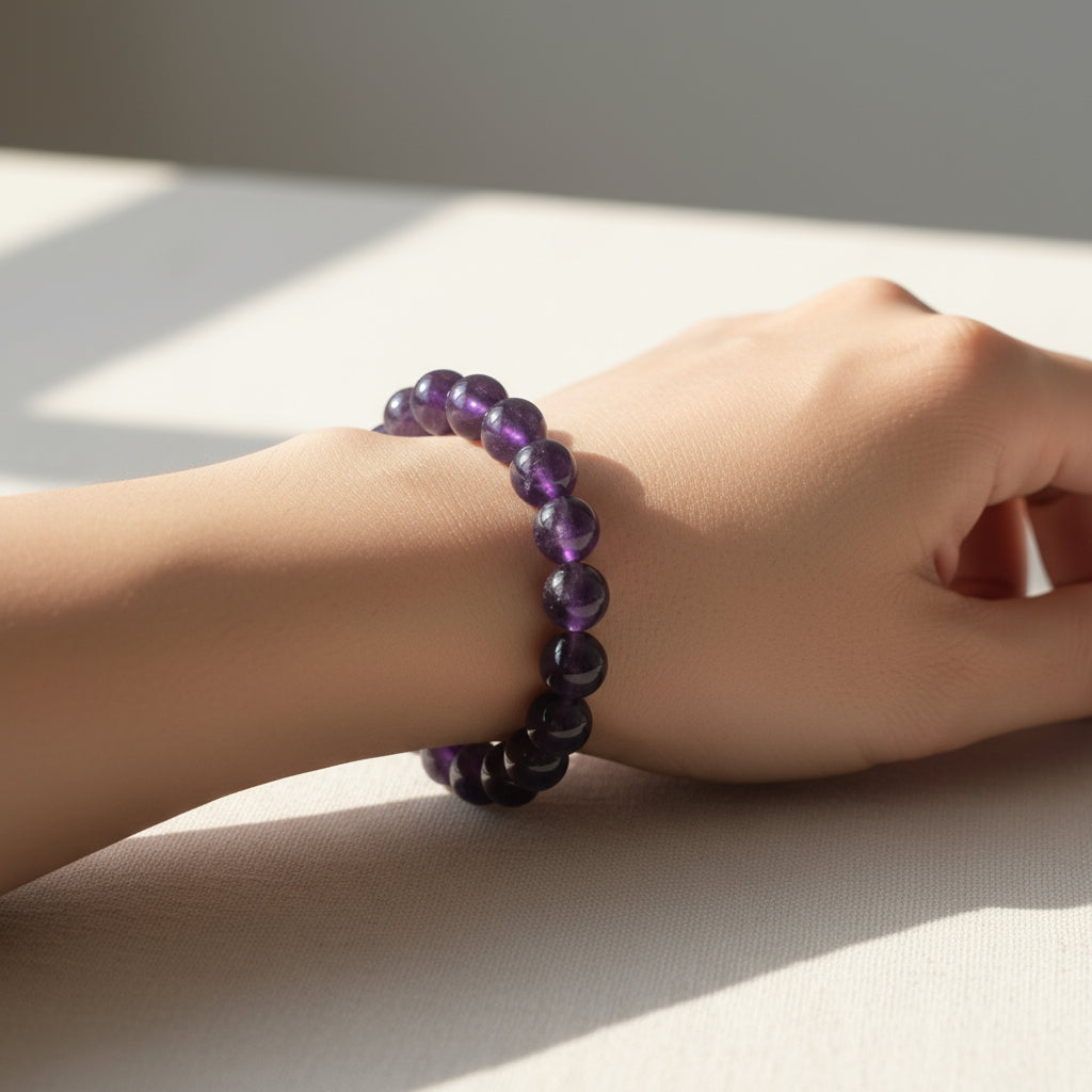 Amethyst Crystal Bracelet