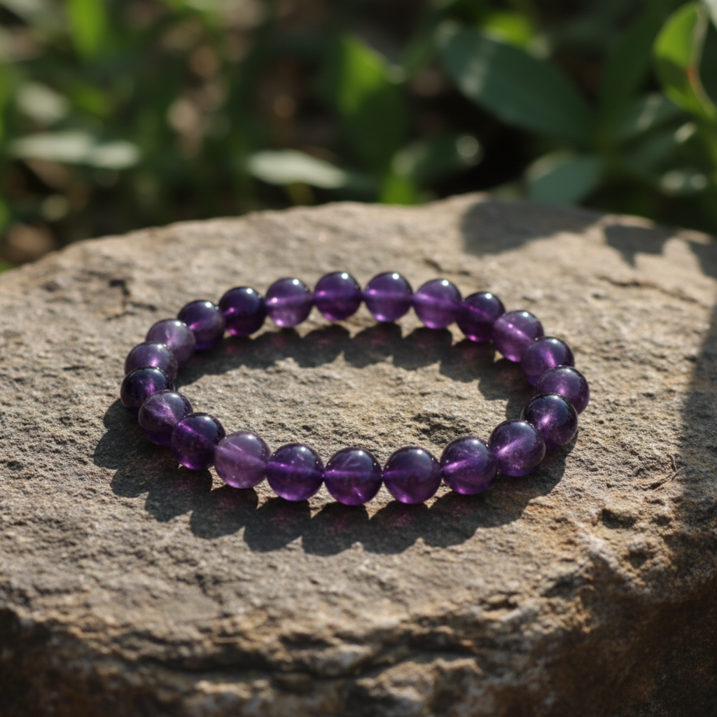 Amethyst Crystal Bracelet