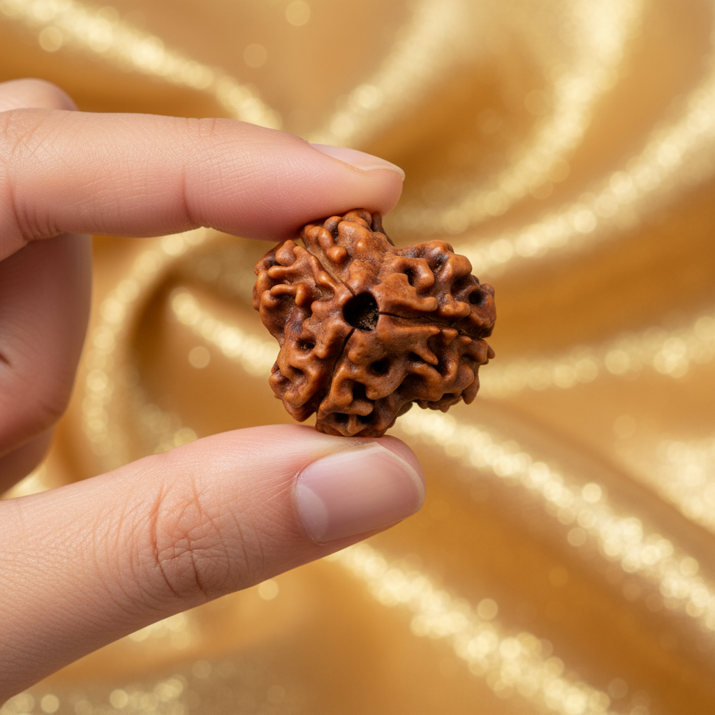3 Mukhi Natural  Rudraksha_ Lab Certified