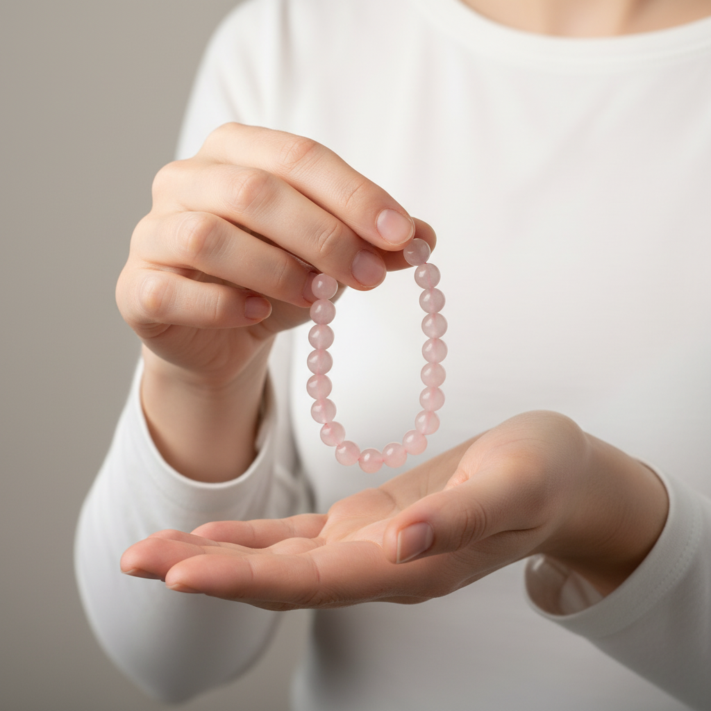 Rose Quartz Crystal Bracelet
