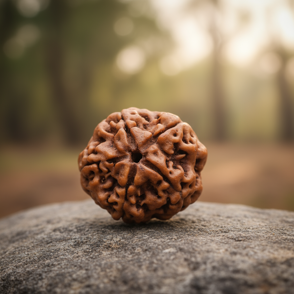 5 Mukhi Natural Rudraksha- Nepali_ Lab Certified