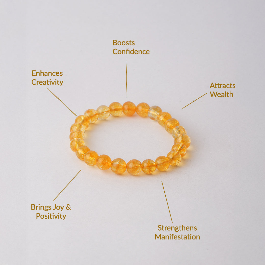 Citrine Crystal Bracelet