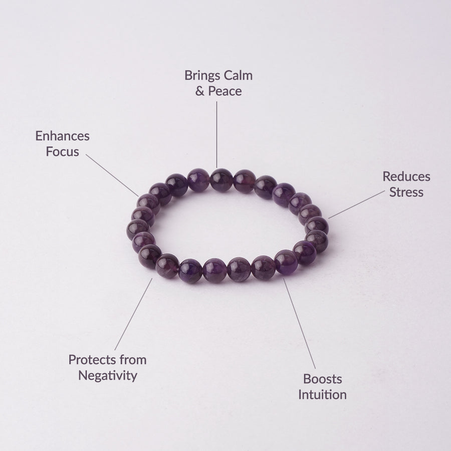Amethyst Crystal Bracelet